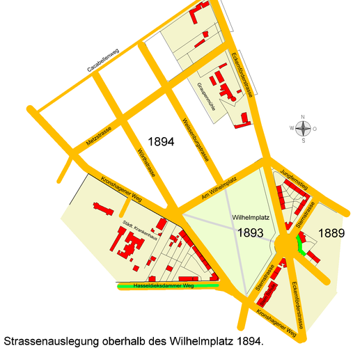  Planung für den Kieler Wilhelmplatz 1894